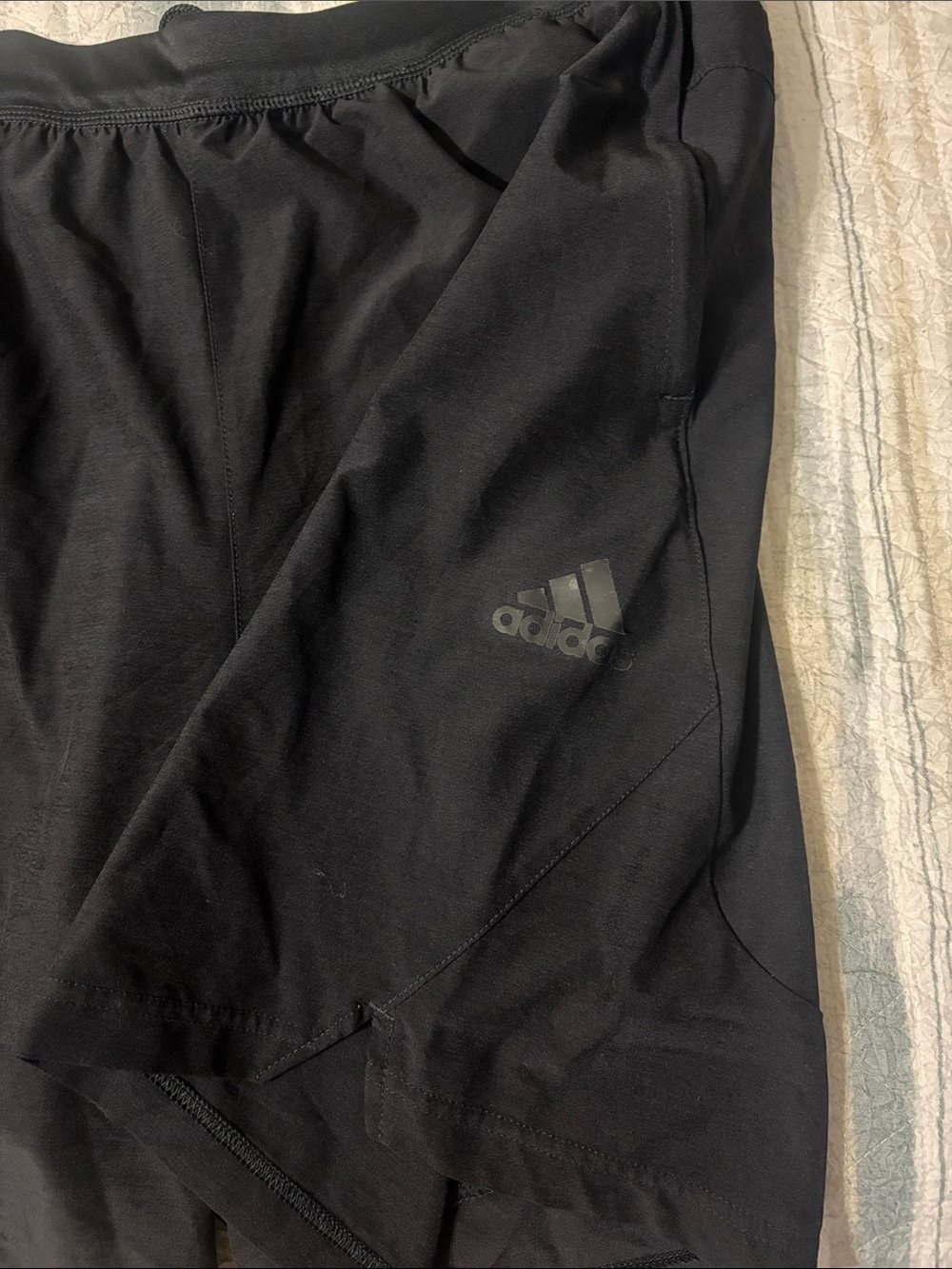 Adidas Men's Black Athletic Shorts - Picture 9 of 9